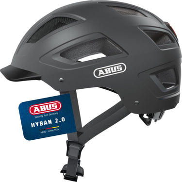 ABUS Stadthelm Hyban 2.0 - Fahrradhelm Mit Rücklicht, Abs-Hartschale, Guter Passform - Für Damen Und Herren
